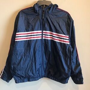 Lavon Woman's Vintage 90's Zip-up Windbreaker Sz L